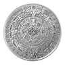 Aztec Sun Stone 2oz Silver Round