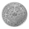 1 Troy oz Aztec .999 Fine Silver Round