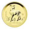 2003 1 Oz Australia Gold Lunar Goat (Series I) - BU