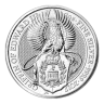 Pre-Owned 2017 UK Queen's Beasts The Griffin 2oz Silver Coin - VAT Free