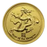 Pre-Owned 2012 Australian Lunar Dragon 1/10oz Gold Coin