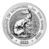 2025 Tudor Beasts 'White Greyhound of Richmond' 2 oz Silver Bullion Coin - Pre-Owned