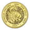 2024 Gold Bullion 0.25 Ounce Tudor Beasts Seymour Unicorn Coin