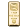 1000g ABC Bullion Gold Cast Bar 999.9