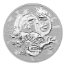 Pre-Owned 2021 Australian Chinese Myths and Legends Dragon 1oz Silver Coin - VAT Free