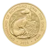 Pre-Owned 2025 UK Tudor Beasts Greyhound of Richmond 1/4oz Gold Coin