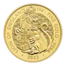 Pre-Owned 2022 UK Tudor Beasts Lion of England 1oz Gold Coin
