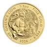 Pre-Owned 2026 UK Tudor Beasts Queen's Lion 1/4oz Gold Coin