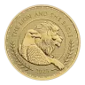Pre-Owned UK The Lion and The Eagle 1oz Gold Coin - Mixed Dates