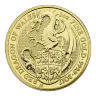 Pre-Owned 2017 UK Queen's Beasts The Dragon of Wales 1oz Gold Coin