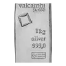 Valcambi Suisse 1kg Silver Cast Bar (With Certificate)