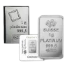 1 Gram Platinum Bars - Design Our Choice