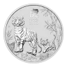 Australian 1 Kilo Silver Year of the Tiger - 2022