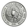 Pre-Owned 1991 Australian Kookaburra 1oz Silver Coin - VAT Free