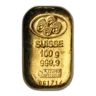 Pre-Owned 100g PAMP Suisse Gold Bar