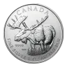 Pre-Owned 2012 Canadian Moose 1oz Silver Coin - VAT Free