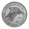 Pre-Owned 1.5 oz Snow Falcon Silver Coin