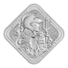 Royal UK Mint Britannia & Liberty Silver Minted Bar - 10oz