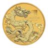 Pre-Owned 2024 Australian Lunar Dragon 1/20oz Gold Coin