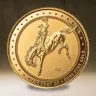 1/10 oz Scottsdale Mint Cowboy Gold Round