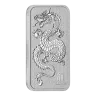 Lunar Dragon 1oz Silver Minted Bar in Pouch