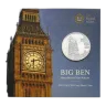 Pre-Owned 2015 UK Big Ben £100 Fine Silver Coin - Carded - VAT Free