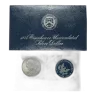 1974-S UNC Silver $1 Eisenhower Dollar Blue