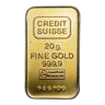 Pre-Owned 20g Credit Suisse Gold Bar