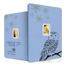 1g Gold PAMP Snowy Owl Bar (999.9)