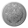 1 oz Aztec Calendar Silver Round