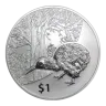 Pre-Owned 2013 New Zealand Kiwi 1oz Silver Coin - VAT Free