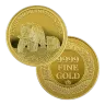 1/2 Gram .9999 Fine Gold Round - North American Brown Bear (Sealed in Capsule)