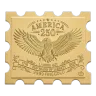 1/100 oz .9999 Fine Gold Bar - Monarch - America's 250th Anniversary Gold Stamp (Limited Edition)