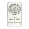 10 oz Silver Buffalo Bar