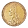1889 Melbourne Mint Gold Sovereign - Queen Victoria Jubilee Head
