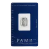 1 Gram PAMP Swiss Platinum Bullion Bar
