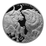 Pre-Owned 2021 Tokelau Bull and Bear 1oz Silver Coin - VAT Free