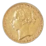 1884-M Queen Victoria Young Head Gold Sovereign