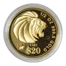1/2 oz Singapore Gold Lion Bullion Coin (Various Years)