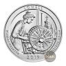 2019 5 oz ATB Lowell National Historical Park Silver Coin