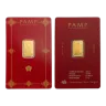 2.5 gram PAMP Suisse Lucky Cat Gold Minted Bar
