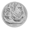 Pre-Owned 2024 UK St George and the Dragon 1oz Silver Coin - VAT Free