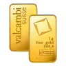 1g Valcambi Minted Gold Bar