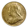 1900-P Perth Mint Gold Sovereign - Queen Victoria Veiled Head, St George & Dragon