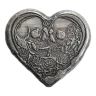 1 oz MK Barz Undying Love Heart Shaped Silver Bar (New)