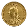 1887-S Sydney Mint Gold Sovereign - Queen Victoria Jubilee Head
