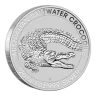 2014 Australian Saltwater Crocodile Silver 1 oz - 0.999 Fine, $1 AUD