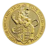 2016 U.K. 25 Pound 1/4 oz Gold Queen's Beast The Lion BU