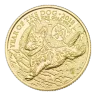 Pre-Owned 2018 UK Lunar Dog 1/4oz Gold Coin