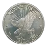 No Date Sunshine Mining 1 oz Silver Round RARE VINTAGE